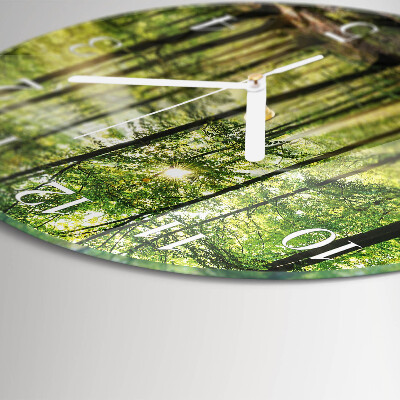 Reloj de pared redondo Naturaleza del bosque