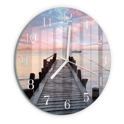 Reloj de pared redondo Puente