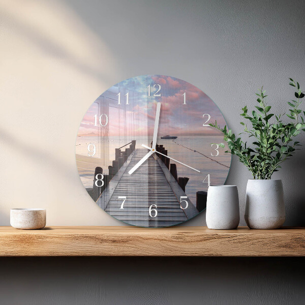 Reloj de pared redondo Puente