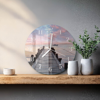 Reloj de pared redondo Puente