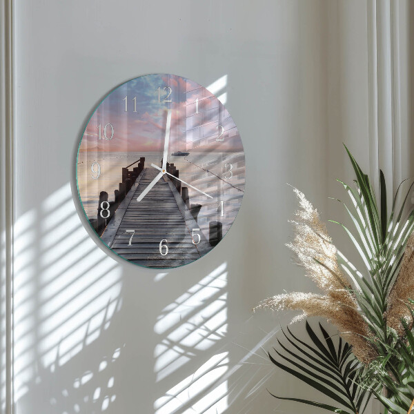 Reloj de pared redondo Puente