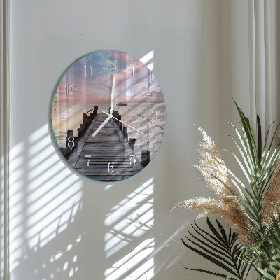 Reloj de pared redondo Puente