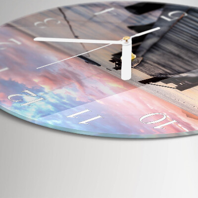 Reloj de pared redondo Puente