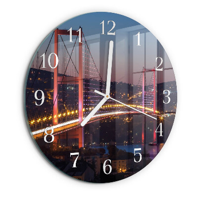 Reloj de pared redondo Puente