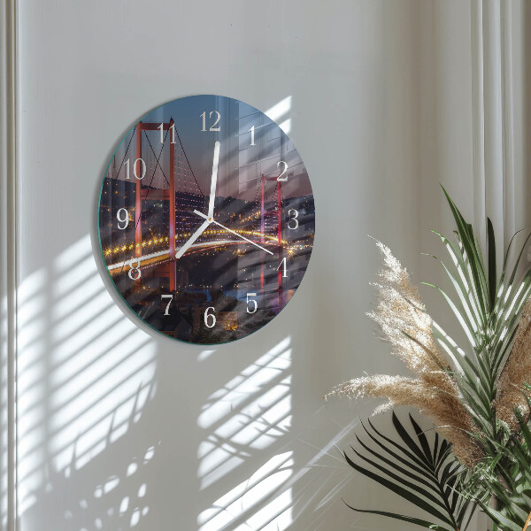Reloj de pared redondo Puente