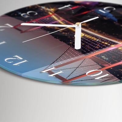 Reloj de pared redondo Puente