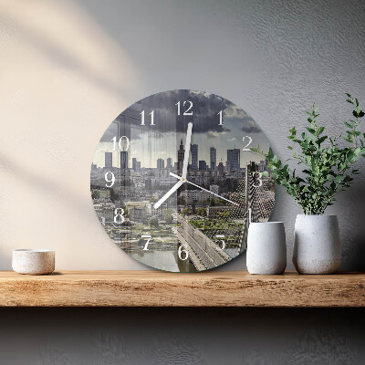 Reloj de pared redondo Varsovia