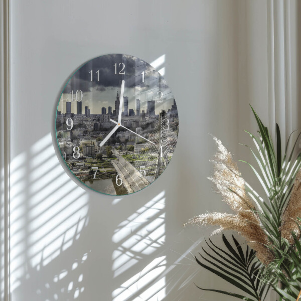 Reloj de pared redondo Varsovia