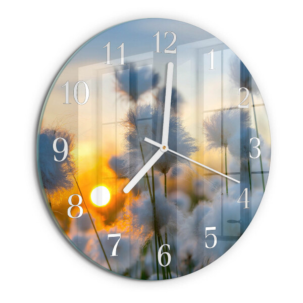 Reloj de pared redondo Algodón