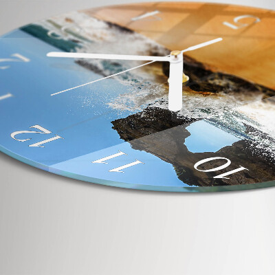 Reloj de pared redondo Playa