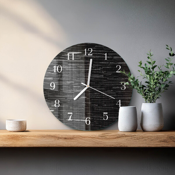 Reloj de pared redondo Piedras