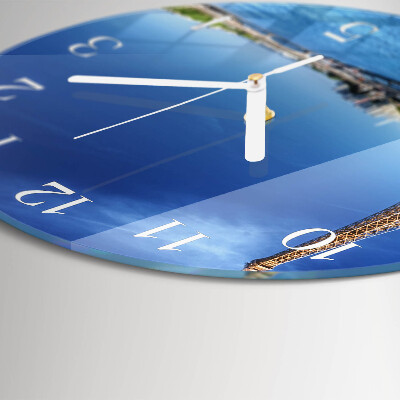 Reloj de pared redondo El cielo de París