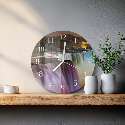 Reloj de pared redondo Cascada