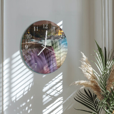 Reloj de pared redondo Cascada