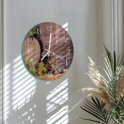 Reloj de pared redondo Uvas
