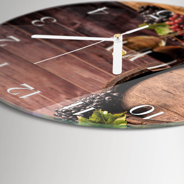 Reloj de pared redondo Uvas