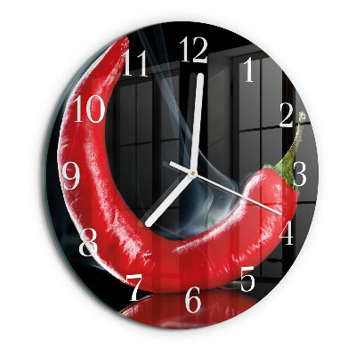 Reloj de pared redondo Ají picante