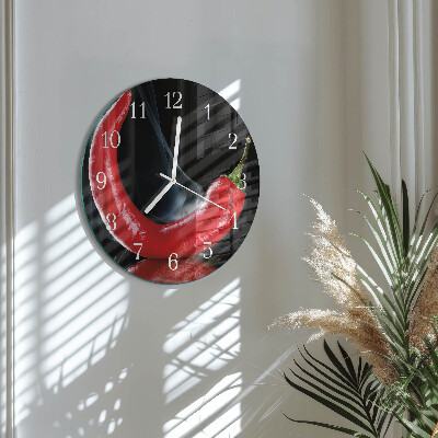 Reloj de pared redondo Ají picante