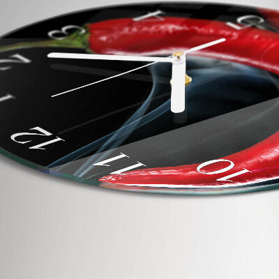 Reloj de pared redondo Ají picante