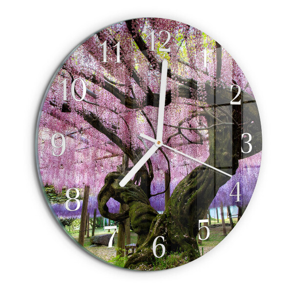 Reloj de pared redondo Árboles