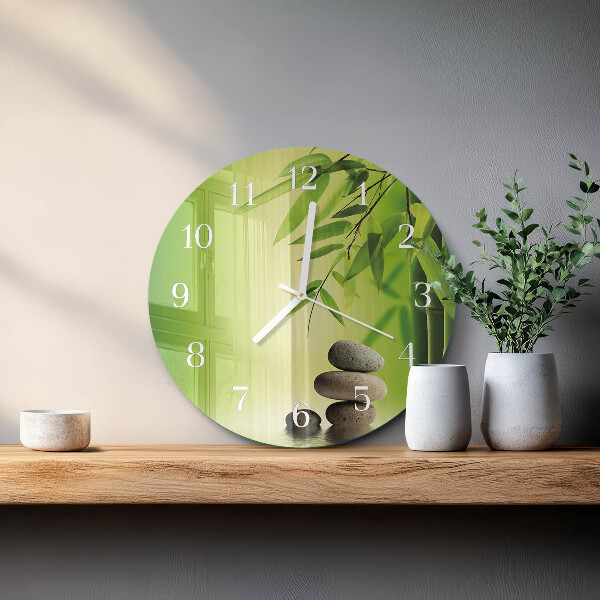 Reloj de pared redondo Piedras