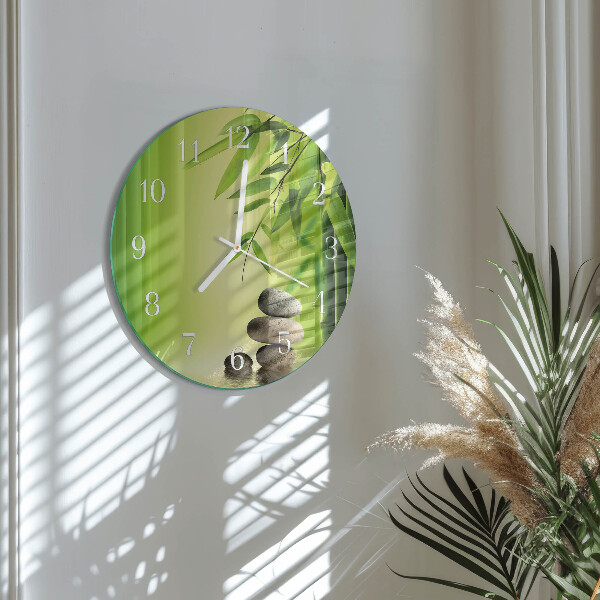 Reloj de pared redondo Piedras