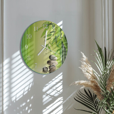 Reloj de pared redondo Piedras