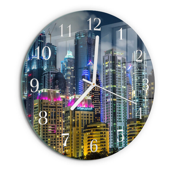 Reloj de pared redondo Ciudad