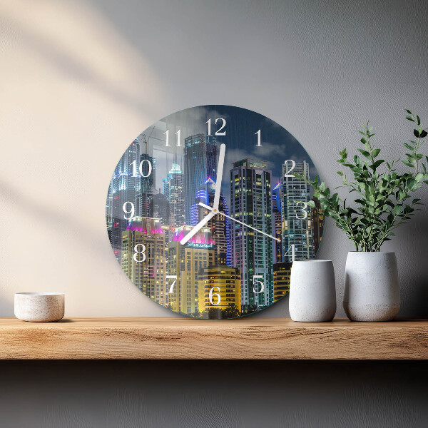 Reloj de pared redondo Ciudad
