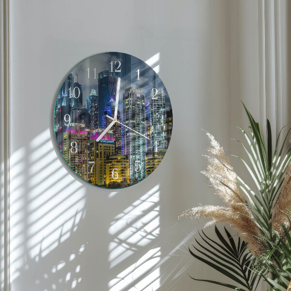Reloj de pared redondo Ciudad