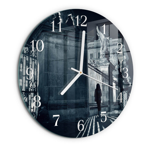 Reloj de pared redondo Hradčany