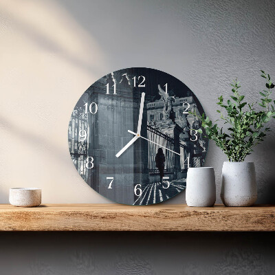 Reloj de pared redondo Hradčany