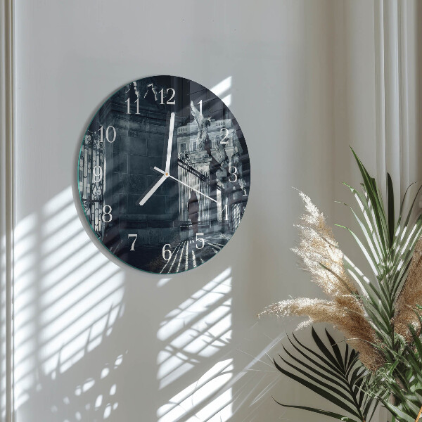Reloj de pared redondo Hradčany