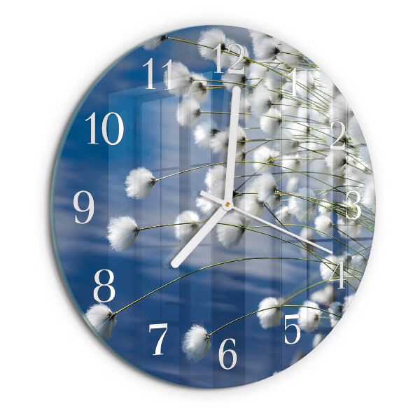 Reloj de pared redondo Algodón
