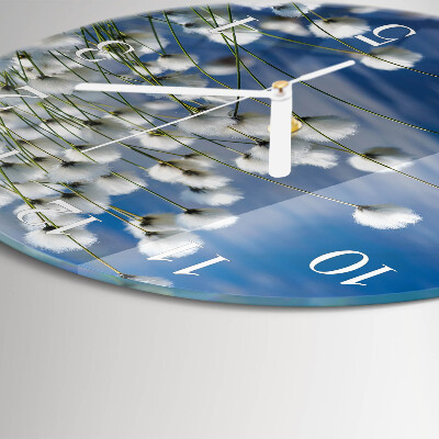 Reloj de pared redondo Algodón