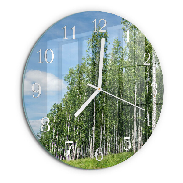 Reloj de pared redondo Abedules