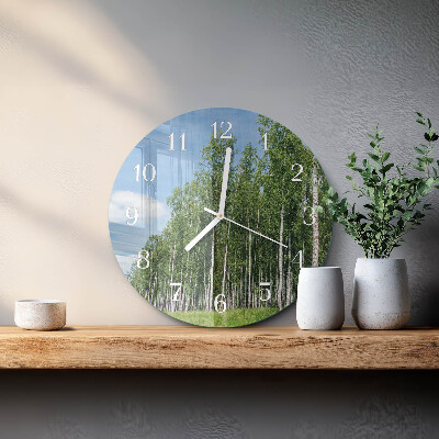 Reloj de pared redondo Abedules
