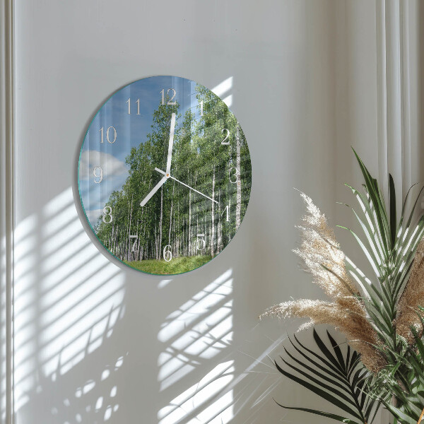 Reloj de pared redondo Abedules