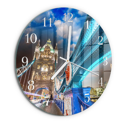 Reloj de pared redondo Puente