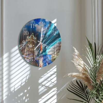 Reloj de pared redondo Puente