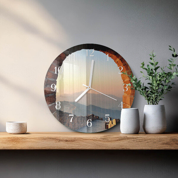 Reloj de pared redondo Muralla grande china