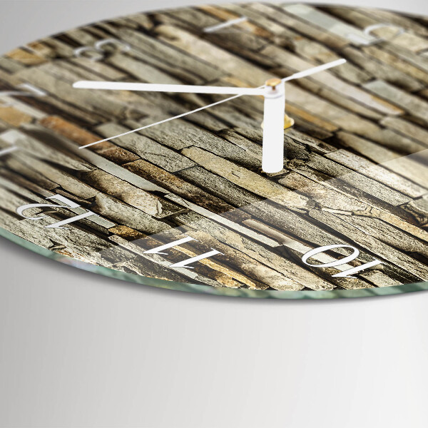 Reloj de pared redondo Piedras