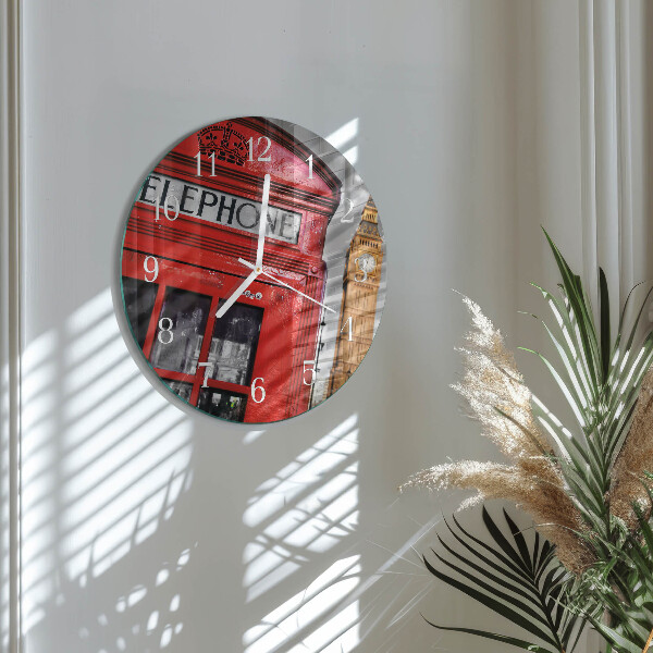 Reloj de pared redondo Londres