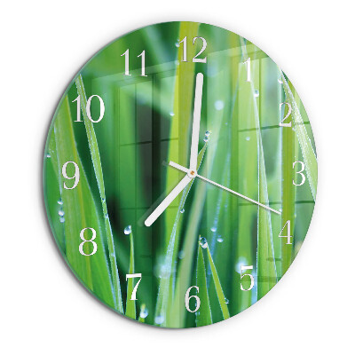 Reloj de pared redondo Césped