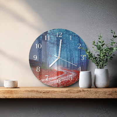 Reloj de pared redondo Sendero forestal