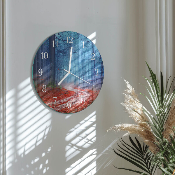 Reloj de pared redondo Sendero forestal