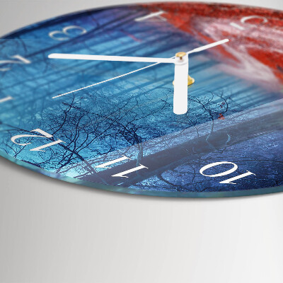 Reloj de pared redondo Sendero forestal