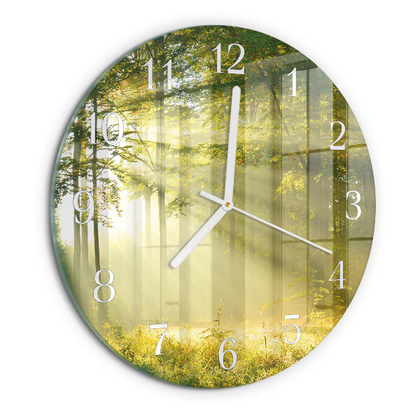 Reloj de pared redondo Bosque
