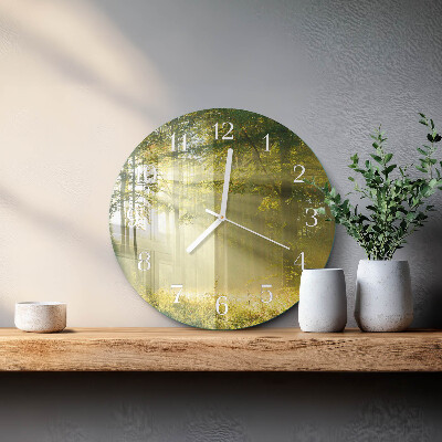 Reloj de pared redondo Bosque