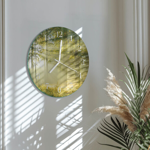 Reloj de pared redondo Bosque